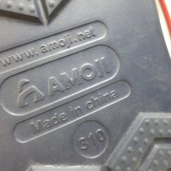 Amoji Men's Slip Into Style Rubber Slides Sandlas Shoes 1820 Mens sz 310 = 13 - Picture 2 of 7